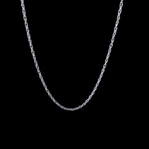 Vintage 24” Silver Chain Necklace